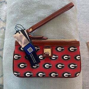 University of Georgia Dooney & Bourke Wristlet - New with Tags